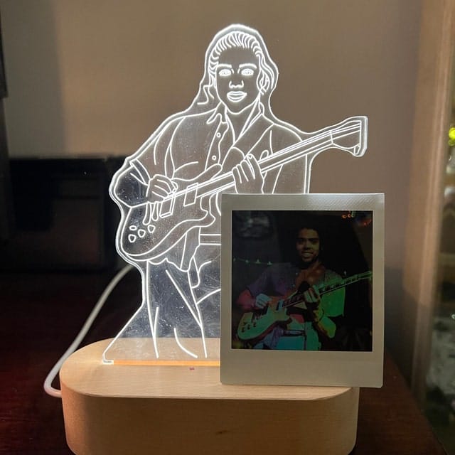 Customer photo review of Custom Photo 3D Lamp
