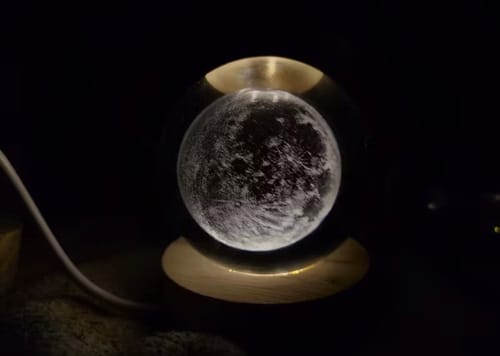 Customer photo review of [BUY 1 GET 1] Orb of Wonders - Crystal Ball Night Light