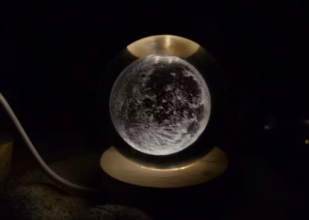Customer photo review of [BUY 1 GET 1] Orb of Wonders - Crystal Ball Night Light