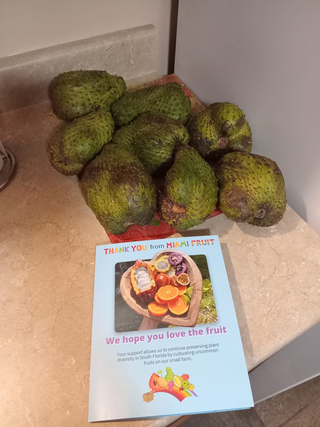 Customer photo review of Premium Soursop (Guanabana)