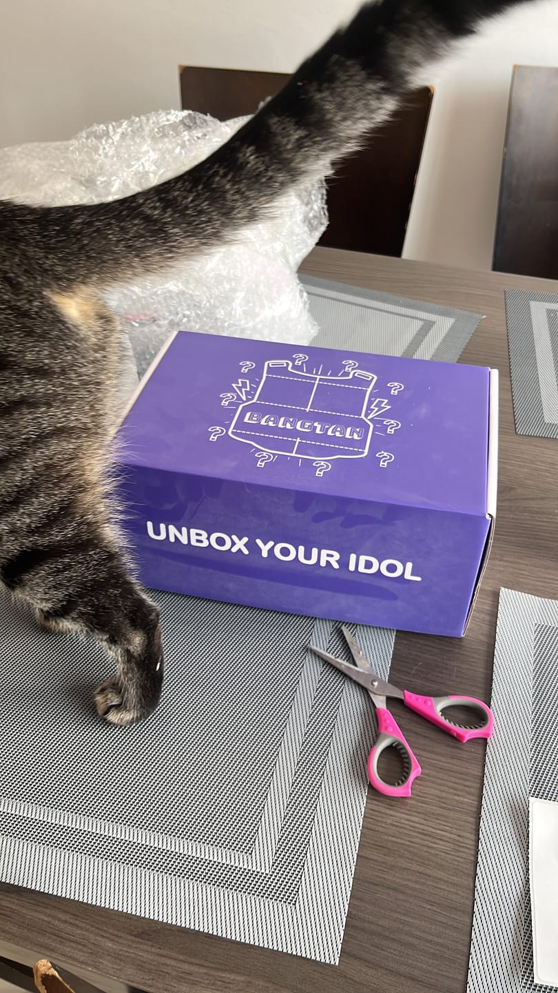 Customer photo review of BTS MYSTERY RANDOM BOX [RENEWAL VERSION]