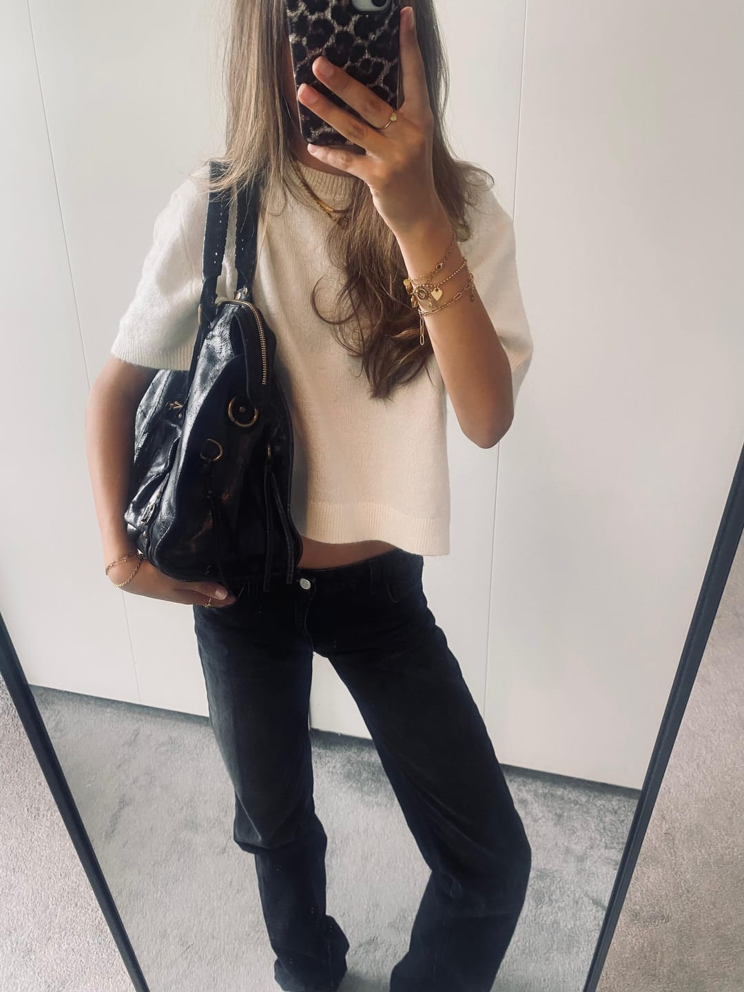 Customer photo review of It girl bag matcha