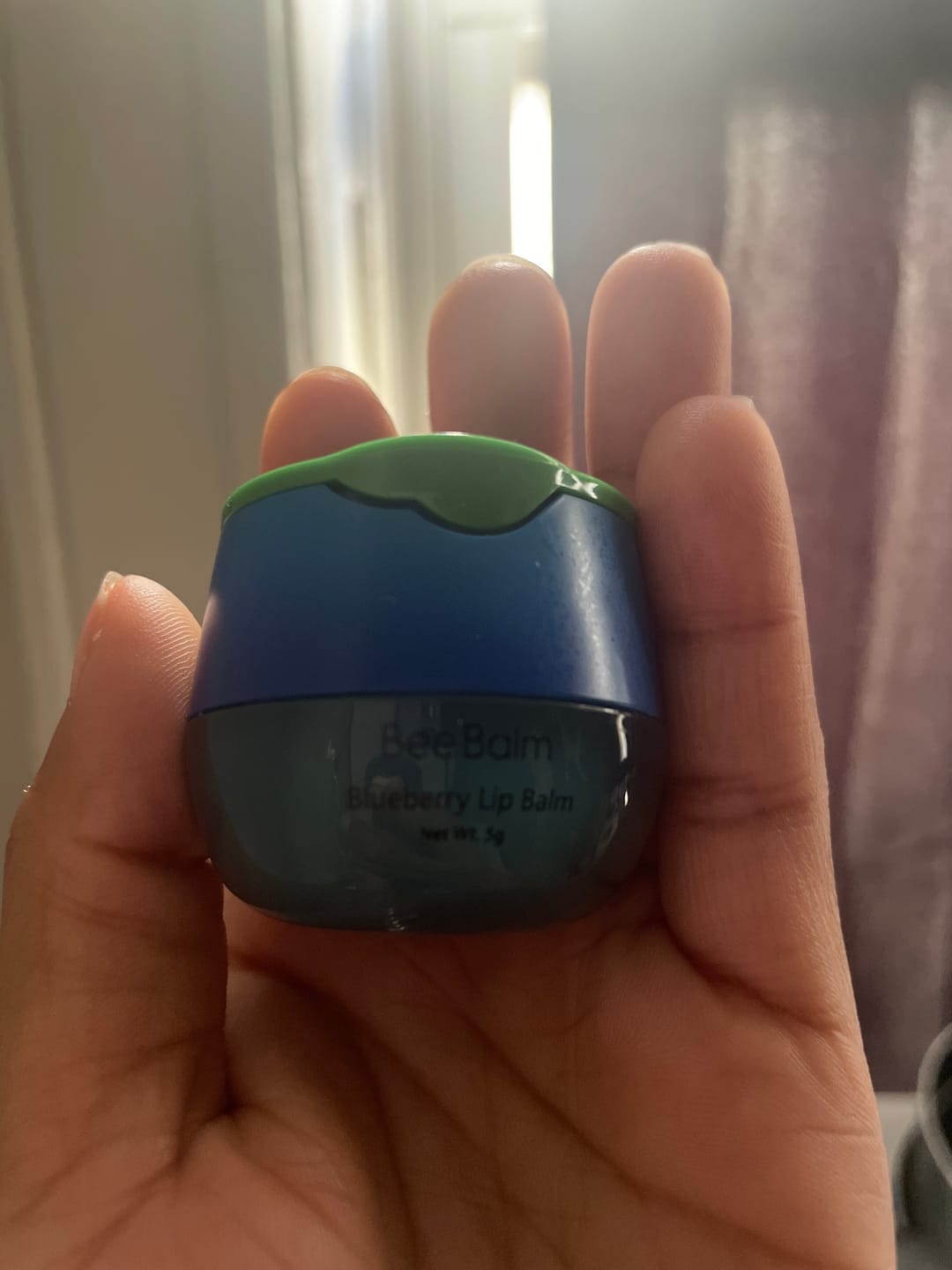 Customer photo review of Blueberry Bee Balm - Limited Edition