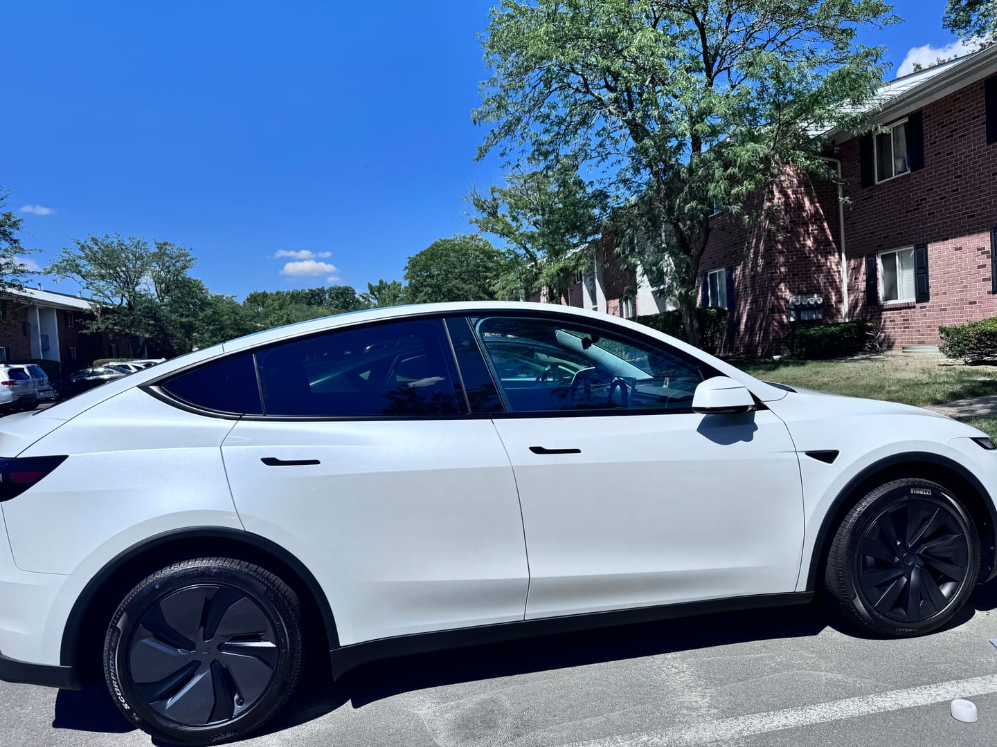 Customer photo review of TESPLUS 19'' Helix 2.0 Style Wheel Cover For Model Y Juniper