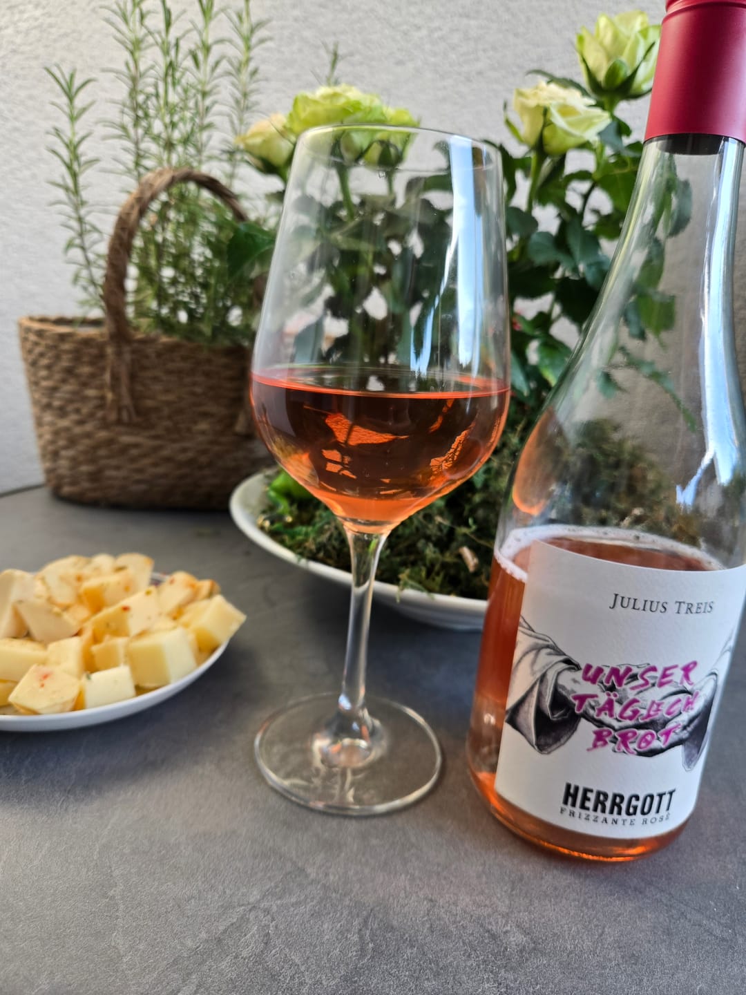 Customer photo review of Unser täglich Brot - Frizzante Rosé