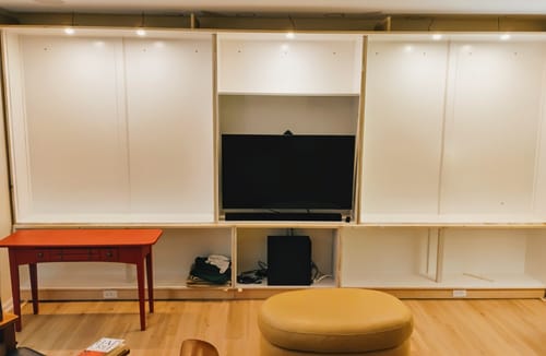 Customer photo review of Dimmable 2.5W DC12V LED Under Cabinet Closet Light Aluminum LED Display Case Lights For Kitchen Counter Cupboard Puck Lights