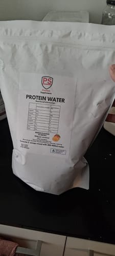 Customer photo review of Protein Water
