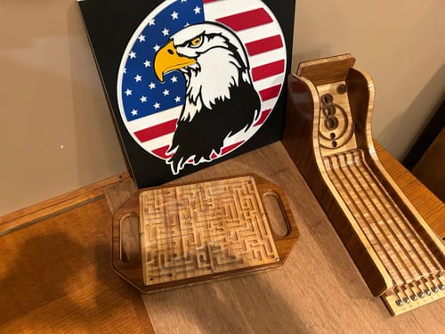 Customer photo review of ColorCore HDPE Plastic - Premium Multi-Layer Engravable Sheets