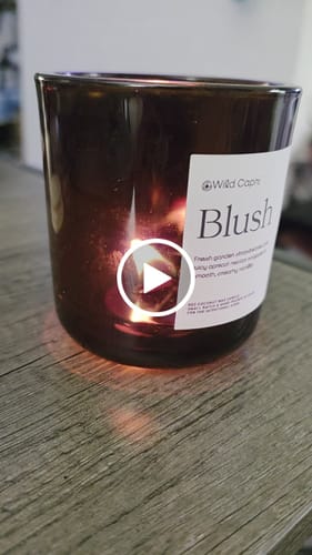 Customer video review of Blush Candle