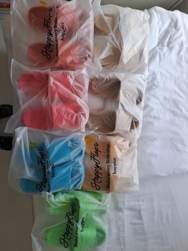 Customer photo review of HappyFlops