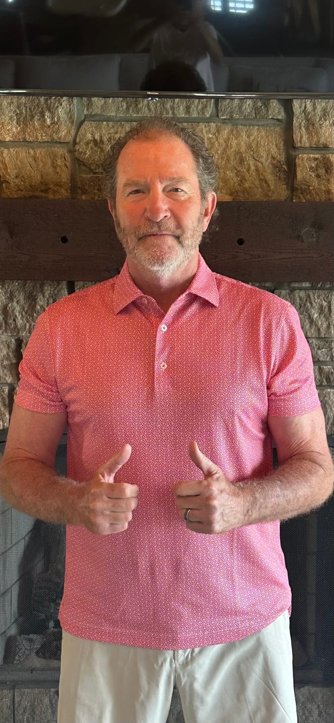 Customer photo review of Pique Stretch Polo