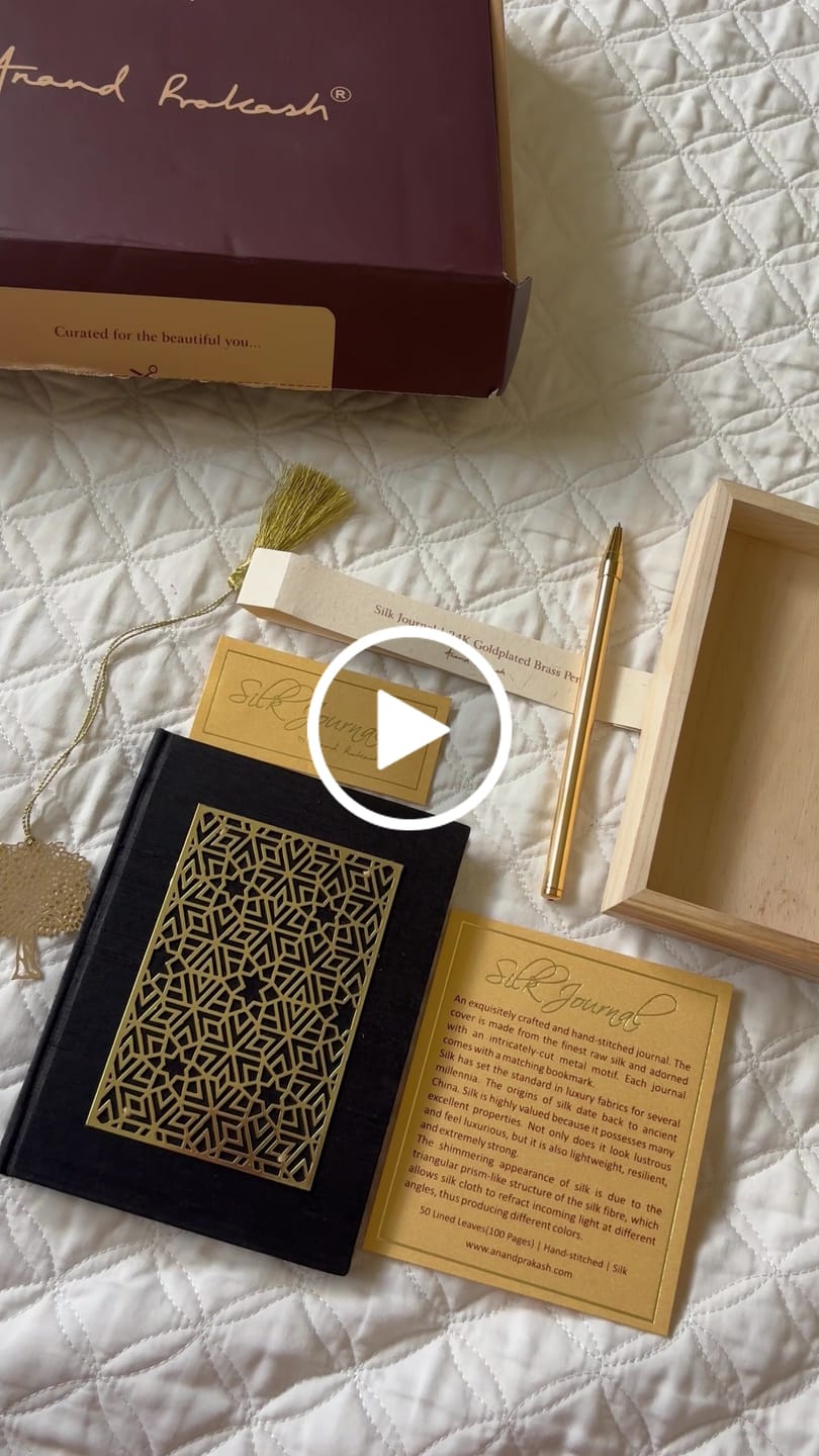 Customer video review of Journal Silk Box with GP Pen