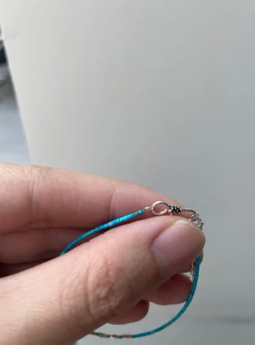 Customer photo review of Taizo - Bracelet Argent et Turquoise