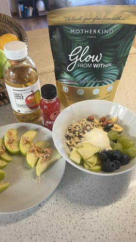 Customer photo review of Glow From Within Collagen Single Servings