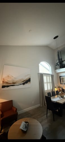 Customer photo review of Abstract Hillside Horizon