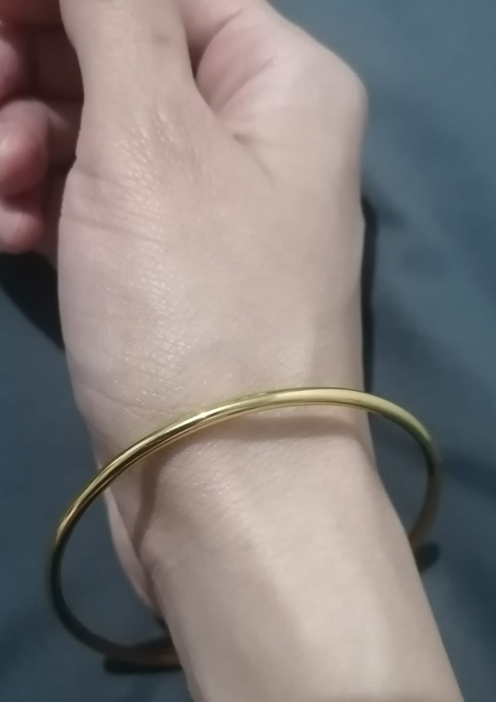 Customer photo review of Brazalete Delgado Cerrado