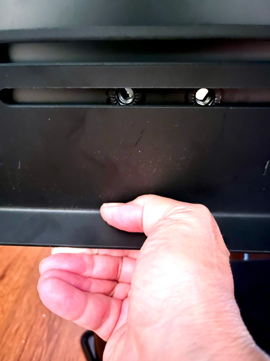 Customer photo review of Headboard Brackets