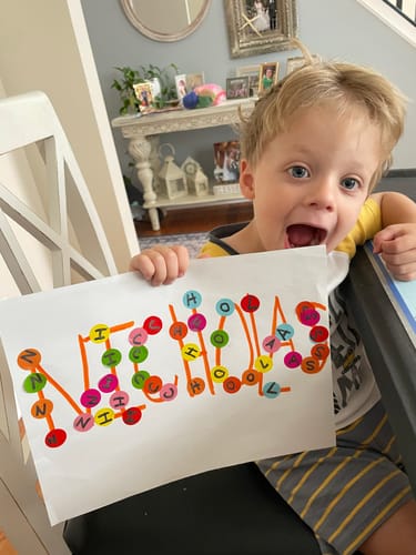 Customer photo review of The Preschool Box- 9 Months