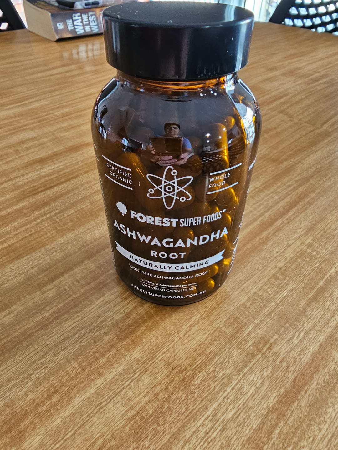 Customer photo review of Organic Ashwagandha Capsules
