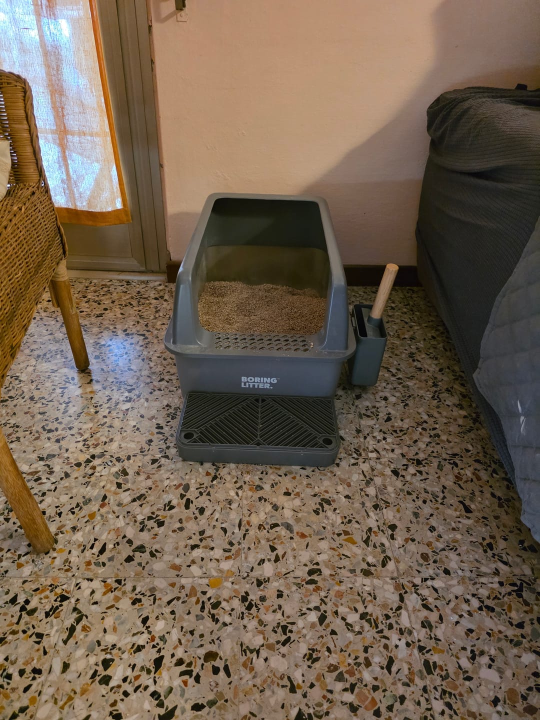 Customer photo review of BORING LITTER - Lettiera in Acciaio INOX