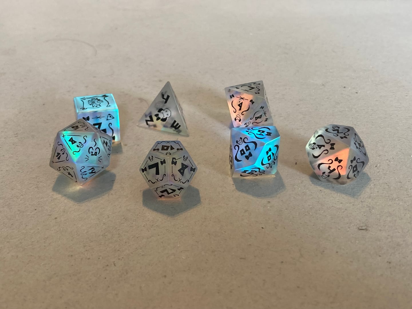 Customer photo review of PRE-ORDER | Baelz Dice Set | hololive x MMG Exclusive