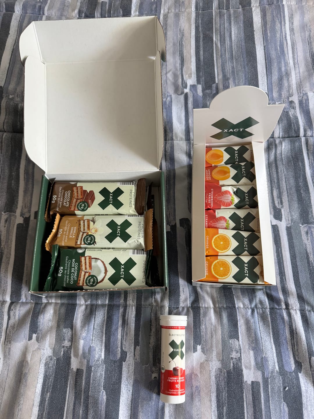 Customer photo review of XACT ENERGY mixed boxes