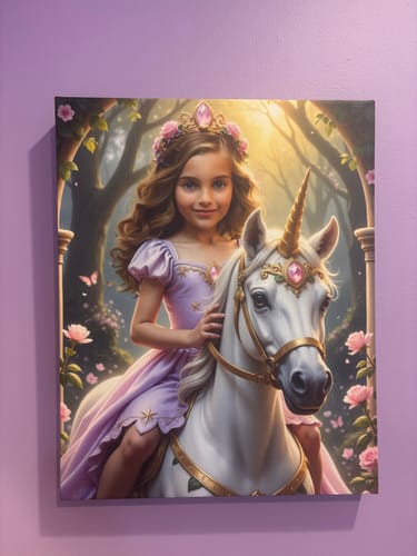 Customer photo review of The Lavender Unicorn Princess
