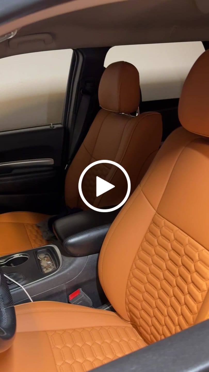 Customer video review of 2011-25 Dodge Durango Custom Leather Seat Covers