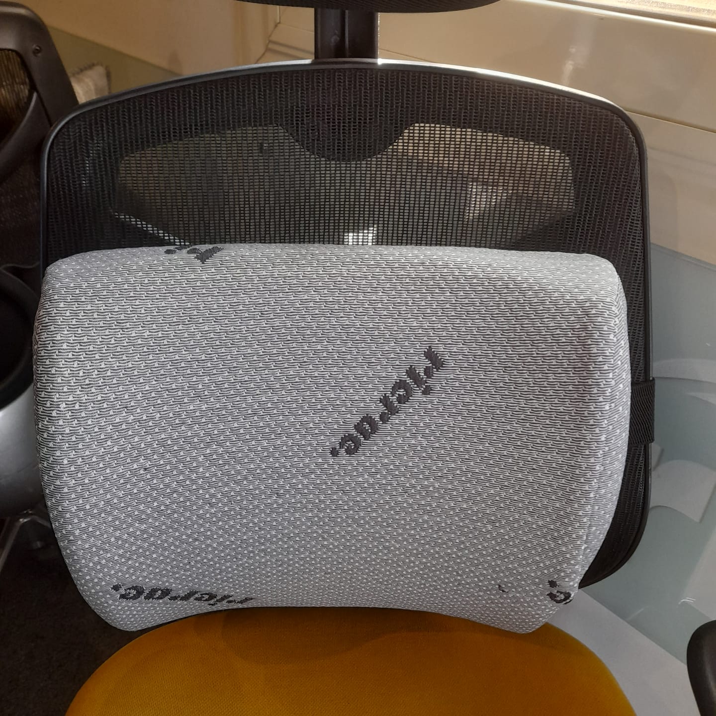 Customer photo review of Back Support Pillow - Rolo