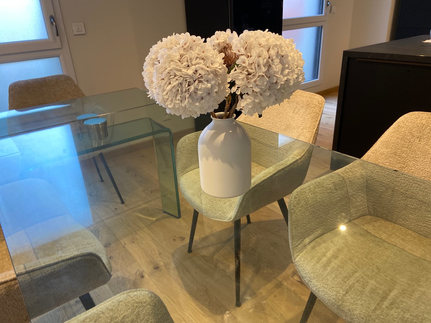Customer photo review of Casa vase - Blanc mat
