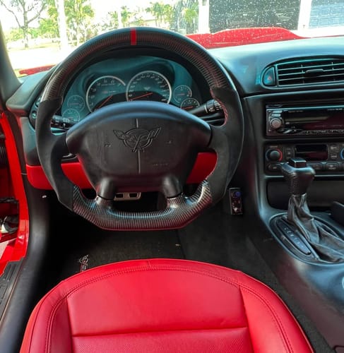 Customer photo review of [Customizable] Carbon Fiber Steering Wheel 1997-2004 C5 Chevy Corvette