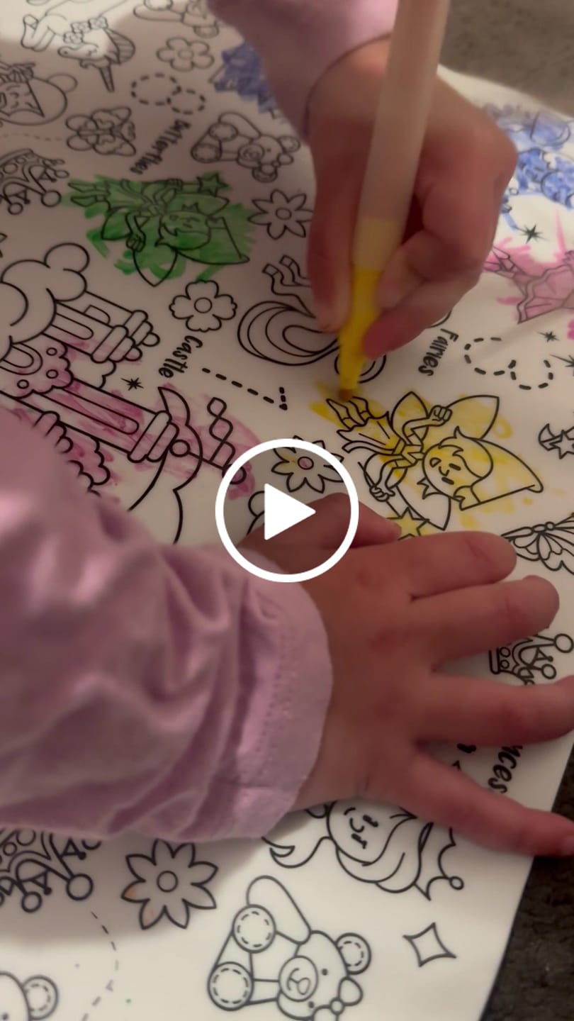 Customer video review of Sugar & Spice Classic Colouring & Doodle Mat