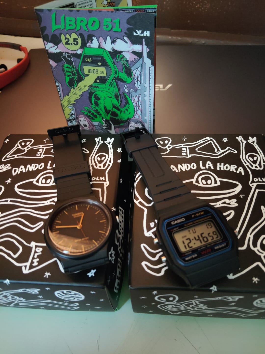 Customer photo review of Reloj Casio Vintage MQ-24-1ELDF Negro Flat