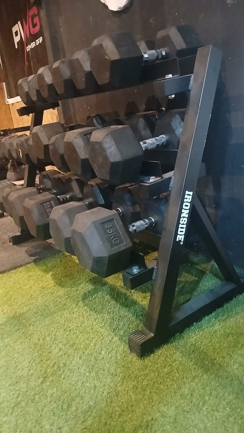 Customer photo review of Rack de Almacenamiento Mancuernas Horizontal IRONSIDE