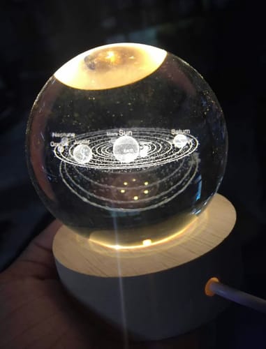 Customer photo review of [BUY 1 GET 1] Orb of Wonders - Crystal Ball Night Light