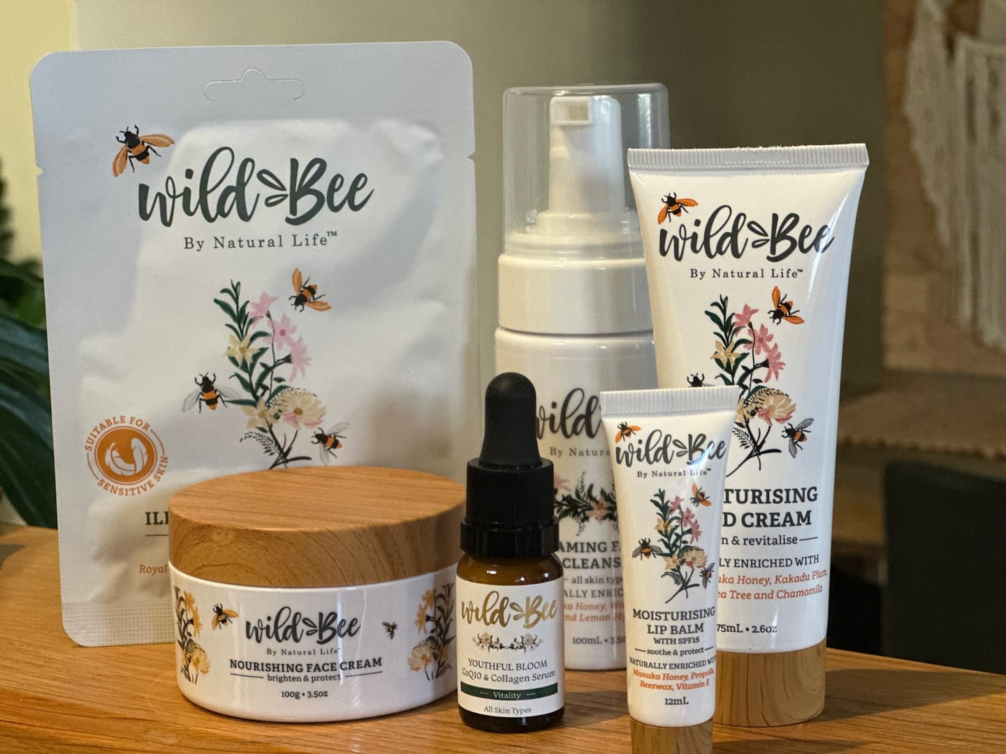 Customer photo review of Wild Bee Skincare Essentials Pack