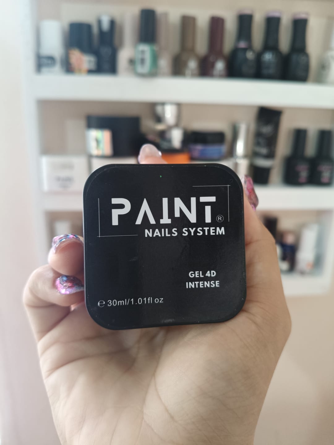 Customer photo review of Gel 4D Negro Intense para relieves negro 30 ml, PAINT NAILS SYSTEM