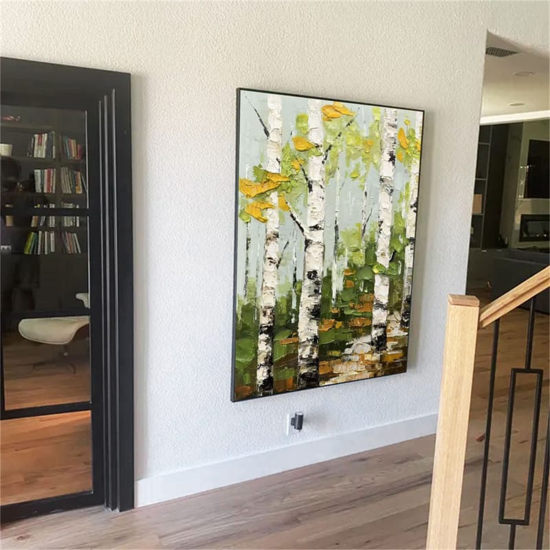 Customer photo review of Tree Abstract Textured Wall Art #TP039