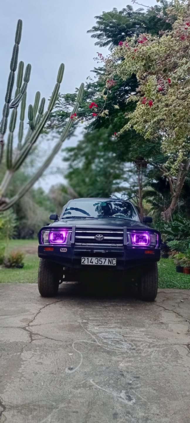 Customer photo review of 5X7" LED Colour Chasing Headlights