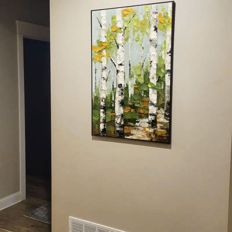 Customer photo review of Tree Abstract Textured Wall Art #TP039