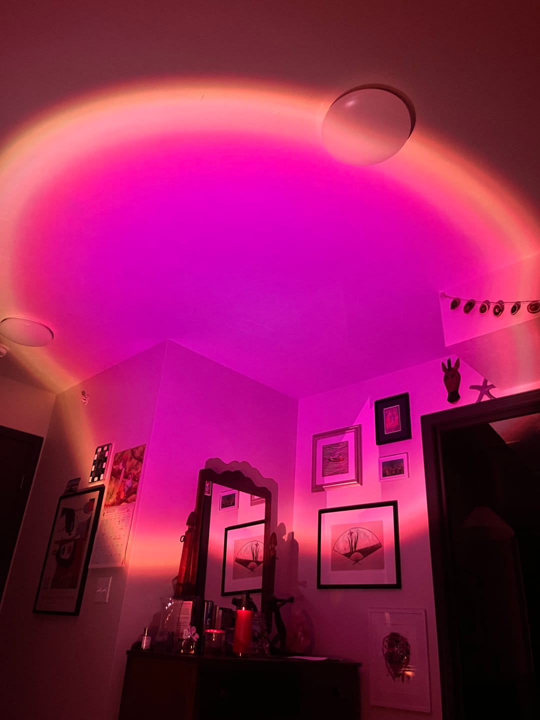 Customer photo review of Golden Hour Sunset Lamp