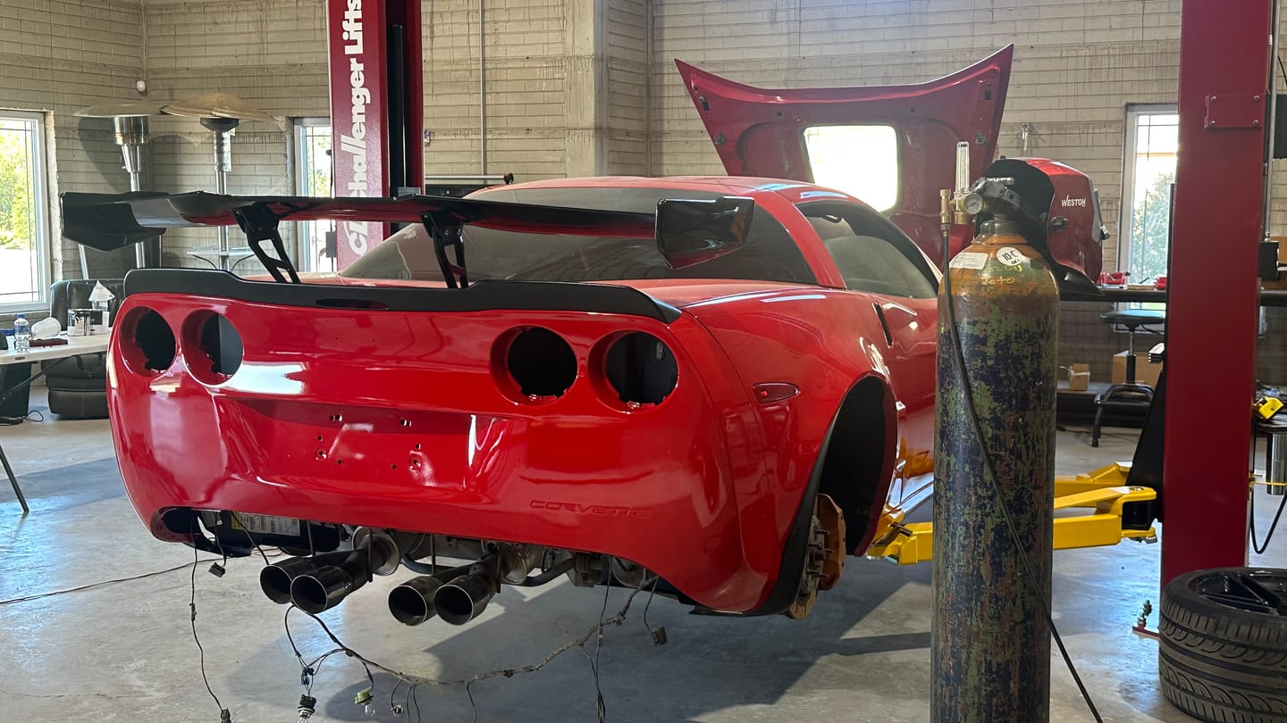 Customer photo review of Corvette C6 ZR1 Extended Rear Trunk Spoiler