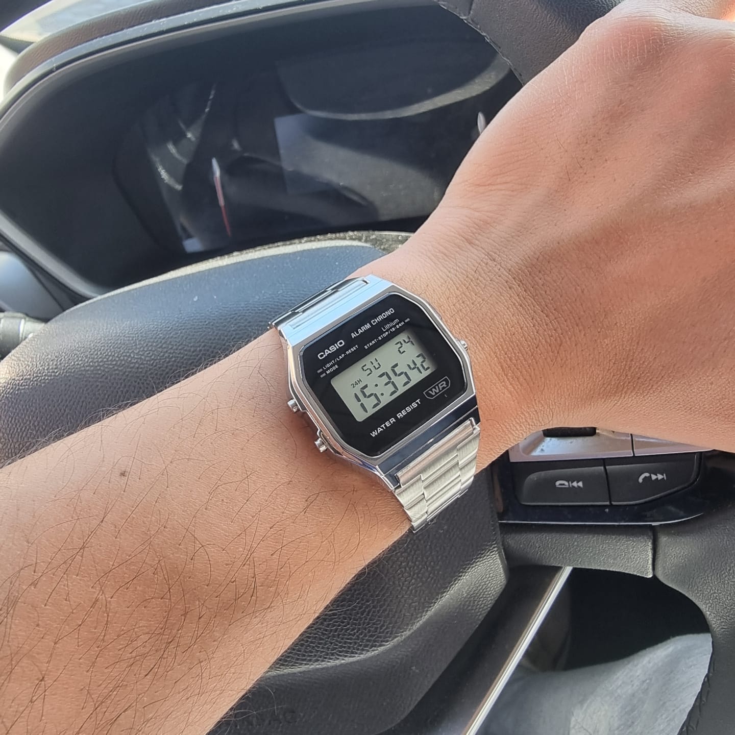 Customer photo review of Reloj Casio Vintage A158WEA-1EF Negro Europeo