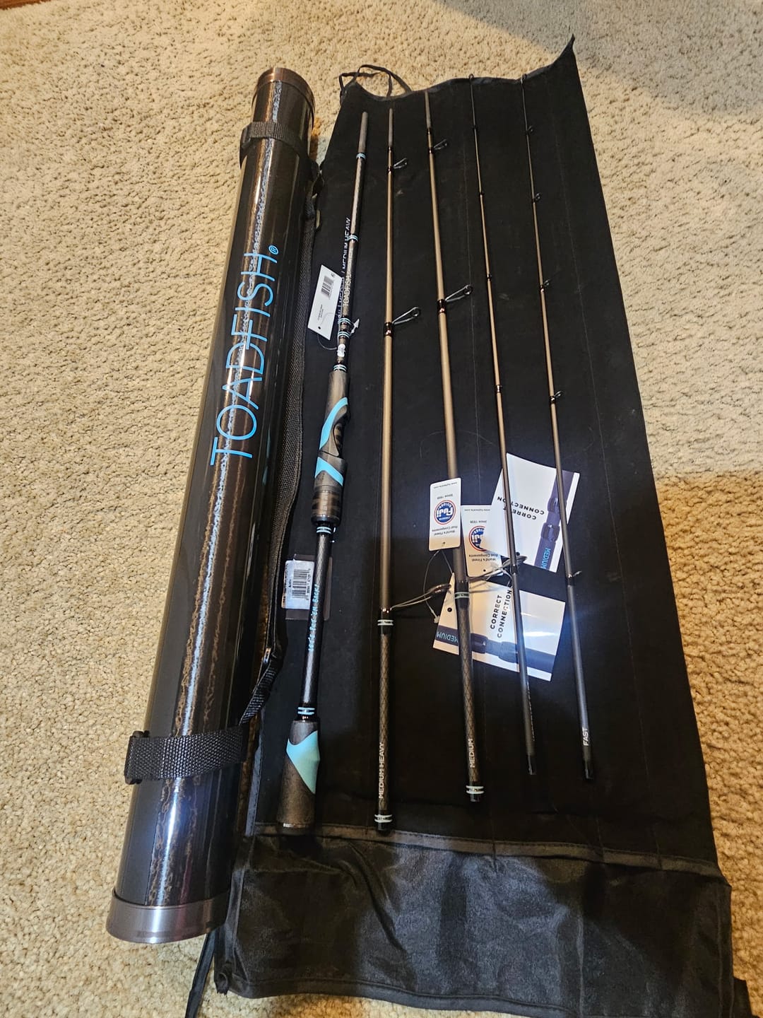 Customer photo review of Stowaway Travel Rods