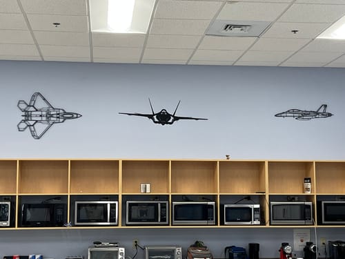 Customer photo review of EA-18G Metal Aircraft Wall Art - NCP0275