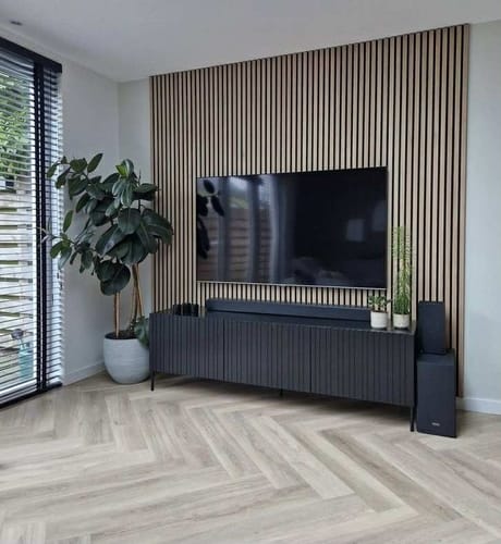 Customer photo review of Walnut Wood Panel | Luxury 3-Sided Wood Veneer