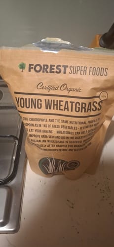 Customer photo review of Australian Young Wheatgrass
