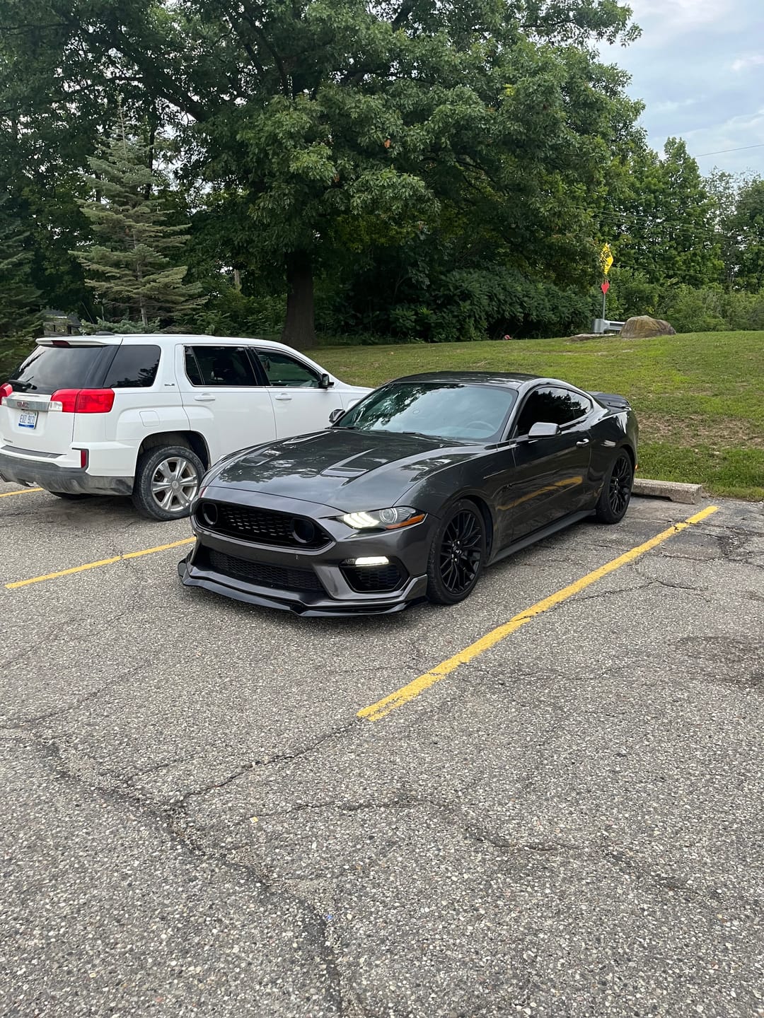 Customer photo review of 2015-23 Ford Mustang Mach 1 Conversion Front Bumper Kit