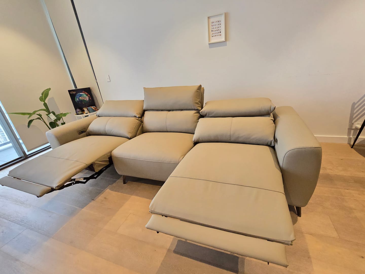 Customer photo review of Luxury Power Recliner Sofa