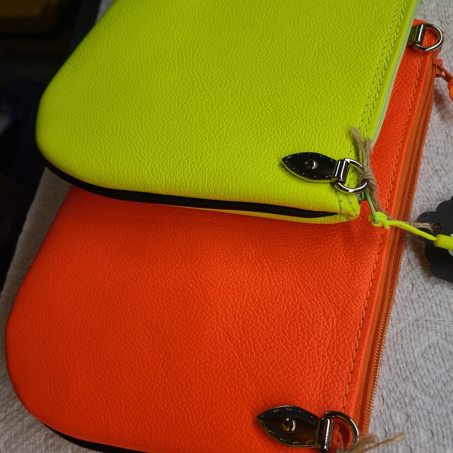 Customer photo review of Drum Dyed Economy Nappa Cowhide | 30 Colors